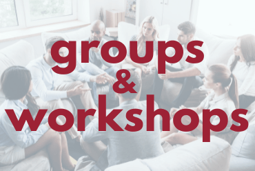 Read descriptions of current groups and workshops currently offered at CAPS 
